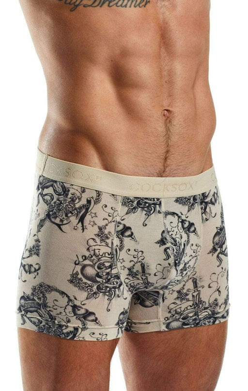 Cocksox Boxer Trunk Men Long Boxers Micro modal Inked CX12INK 18 - SexyMenUnderwear.com