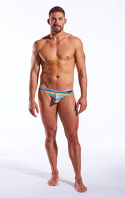 COCKSOX Brief Original Pouch Enhanced Support Cape Canaveral Stripe CX01 15 - SexyMenUnderwear.com