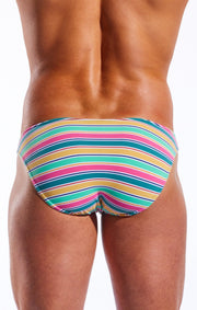 COCKSOX Brief Original Pouch Enhanced Support Cape Canaveral Stripe CX01 15 - SexyMenUnderwear.com