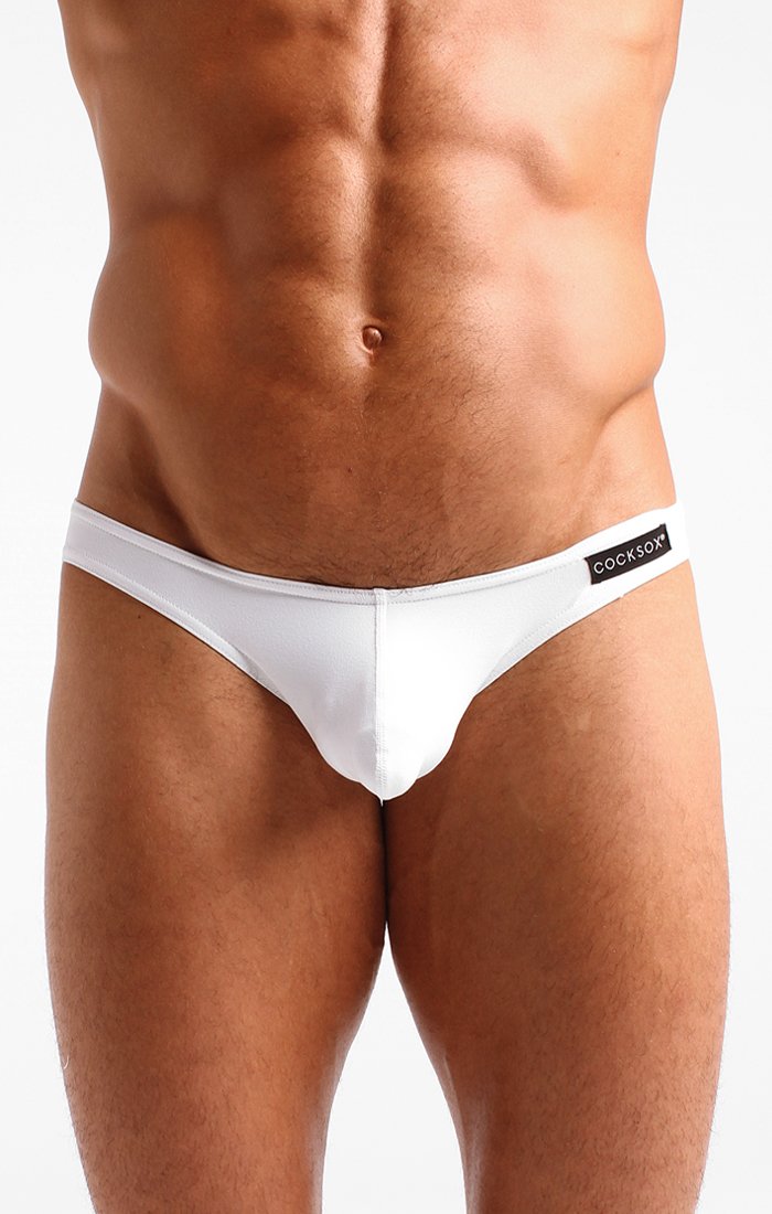 COCKSOX Brief Original Pouch Enhanced Support Classic Briefs Cloud White CX01 14 - SexyMenUnderwear.com