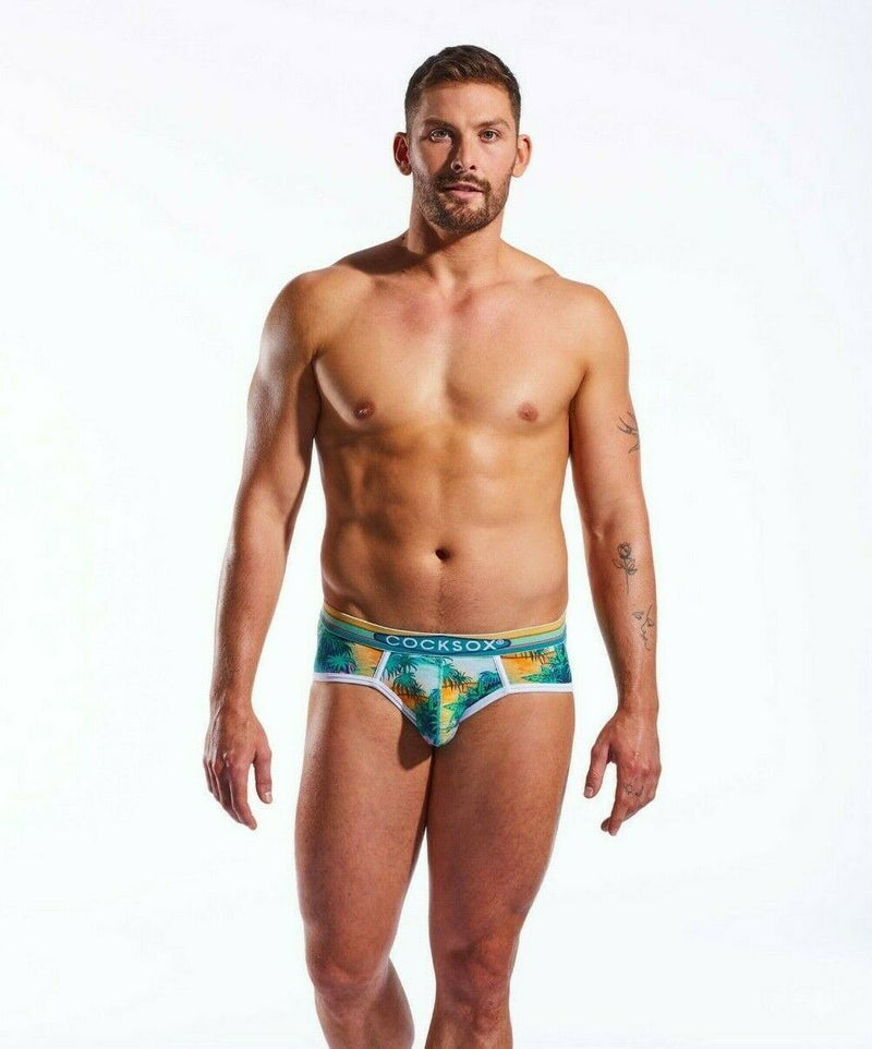 COCKSOX Sport Briefs Contour Pouch Retro Florida Keys CX76N 9 - SexyMenUnderwear.com