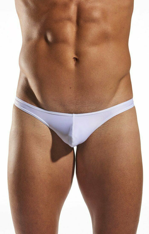 Cocksox Swimwear Enhancer Pouch Tangas Swim-Thong White Pointer CX22 22 - SexyMenUnderwear.com