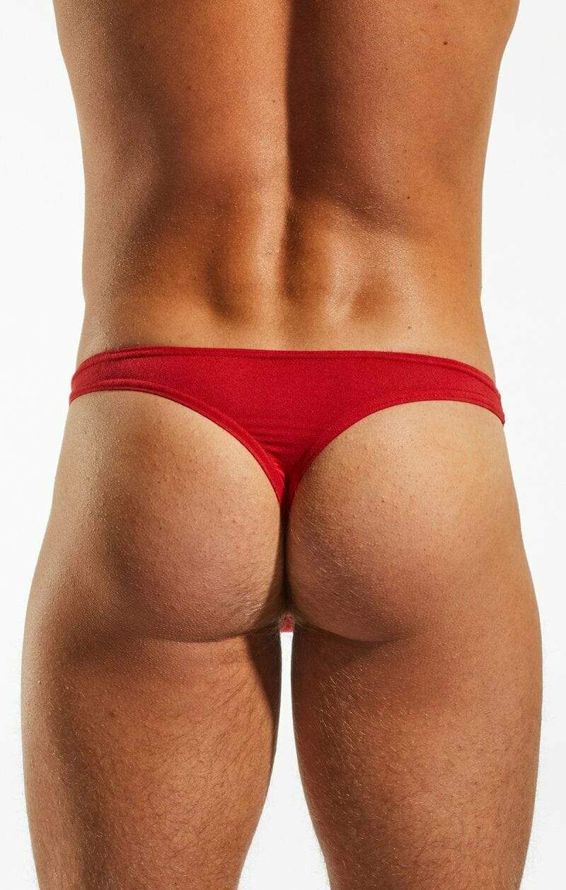 CockSox Thong Enhancer Pouch Modal Tangas SHEER Red CX05NG 12 - SexyMenUnderwear.com