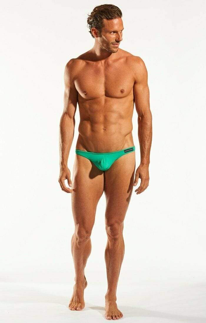 CockSox Thong Enhancer Sexy Thongs Peppermint Green CX05 10 - SexyMenUnderwear.com