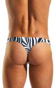 Cocksox Thong Wild Enhancer Supplex Pouch Tangas Zebra CX05WD 11 - SexyMenUnderwear.com