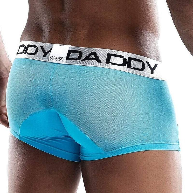 Daddy Daddy Underwear Sexy Boxer Trunk Comfort Roupa íntima masculina Turq DDG002 2