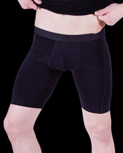 Doreanse Athetic Long Boxer Body-Defining Fit With Seamed Pouch Black 1792 4 - SexyMenUnderwear.com
