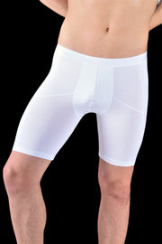 Doreanse Athetic Long Boxer Body-Defining Fit With Seamed Pouch White 1792 4 - SexyMenUnderwear.com