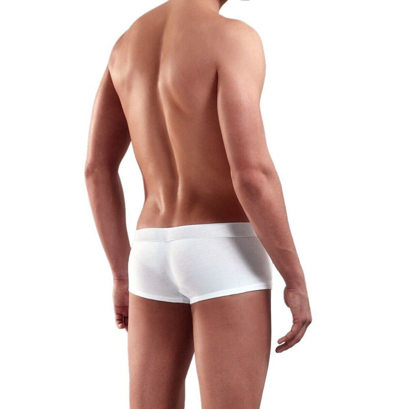 DOREANSE Boxer Adonis Hipster Trunk Soft Cotton White 1750 8 - SexyMenUnderwear.com