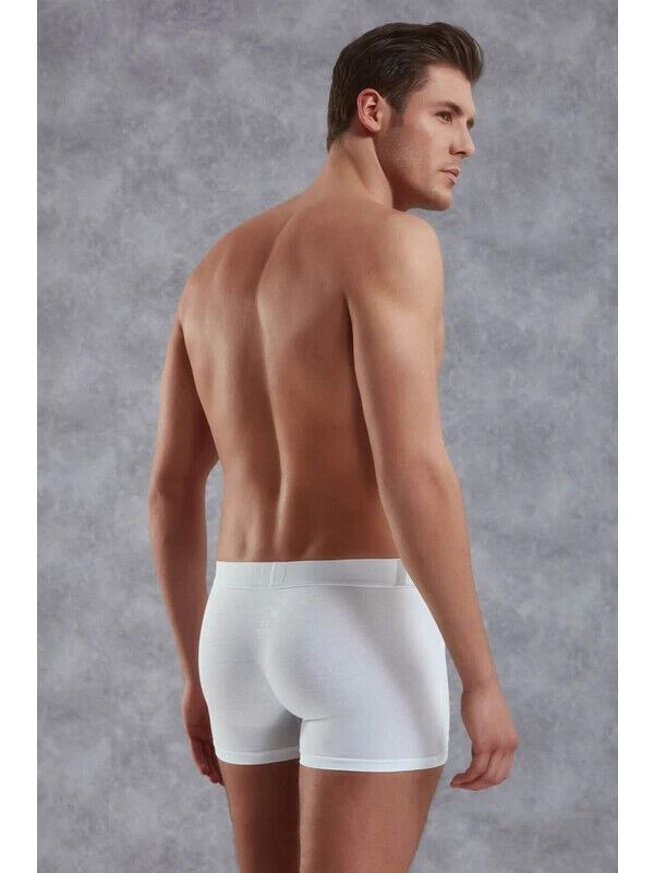 DOREANSE Boxer Briefs Cotton Modal Lycra Modern Classic White Boxer 1777 1 - SexyMenUnderwear.com
