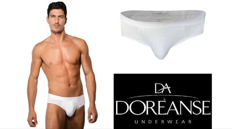 DOREANSE Briefs Modal Cotton Classic White Brief 1323 4 - SexyMenUnderwear.com