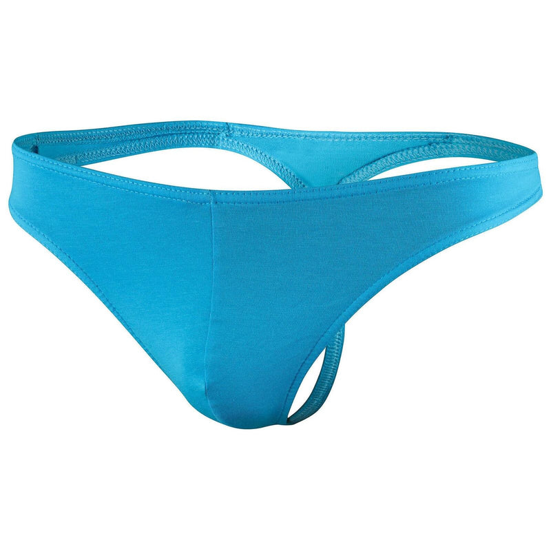 DOREANSE Cotton Modal Mens Thong Underwear For Men Turquoise 1280 14 - SexyMenUnderwear.com