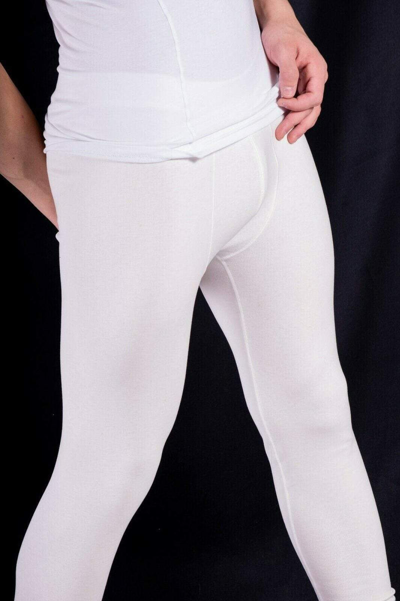 DOREANSE Long John Pants leggings Thermal Viloft Anti Humidy White 1965 2A - SexyMenUnderwear.com