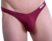 DOREANSE Mens String Underwear Euro Mens Thong Claret-Red 1392 15A - SexyMenUnderwear.com