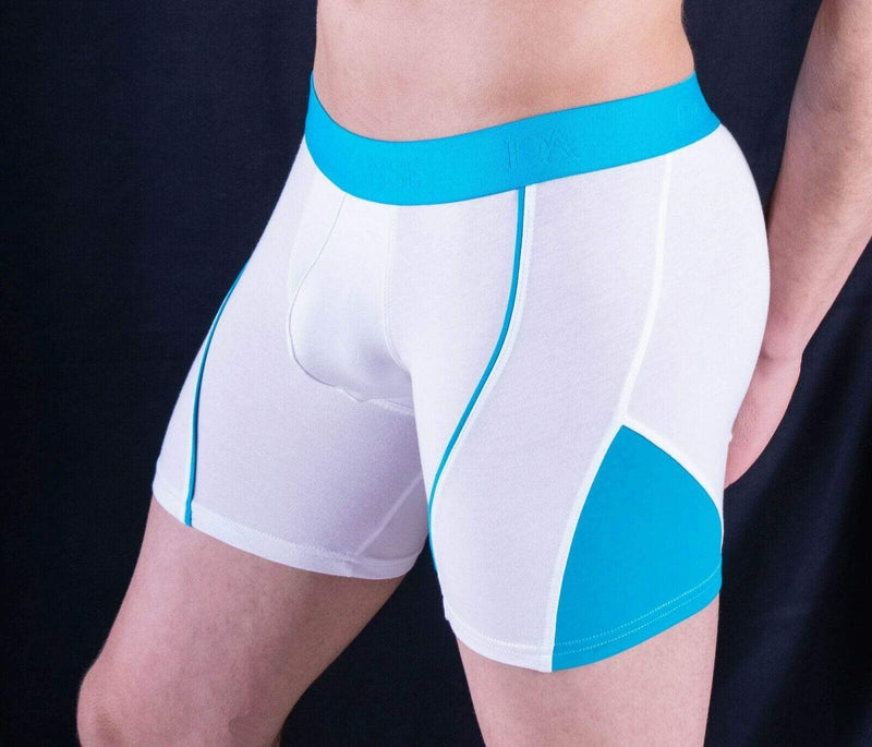 Doreanse Micro Modal Casual Cotton Boxers Blue-White Combo 1754 10 - SexyMenUnderwear.com