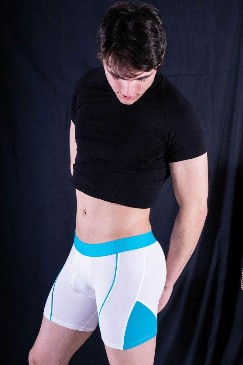Doreanse Micro Modal Casual Cotton Boxers Blue-White Combo 1754 10 - SexyMenUnderwear.com