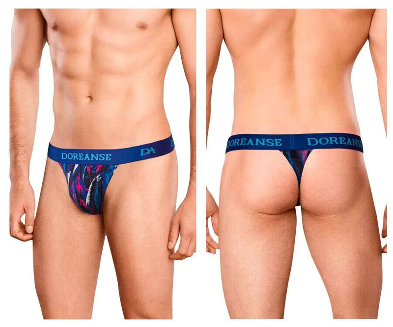 Doreanse Modal Thongs Silky Soft Mens String Neon Sports 1234 - SexyMenUnderwear.com