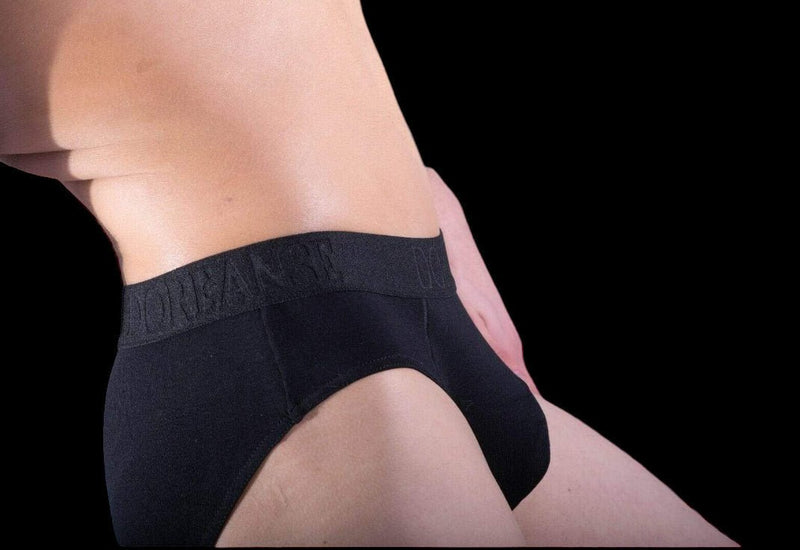 DOREANSE Soft Modal Cotton Brief Black 1323 4 - SexyMenUnderwear.com