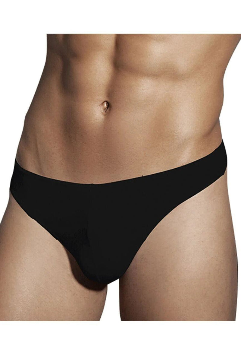 Doreanse Thong Hang Loose Low-Rise Lean Cut Thongs Black 1280 - SexyMenUnderwear.com
