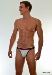 Doreanse Thong Metro Low Cut Tangas Anatomical Fit White 1218 13 - SexyMenUnderwear.com