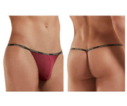 Doreanse Thongs Ribbed Modal T-Thong Bordeaux Red 1330 21 - SexyMenUnderwear.com