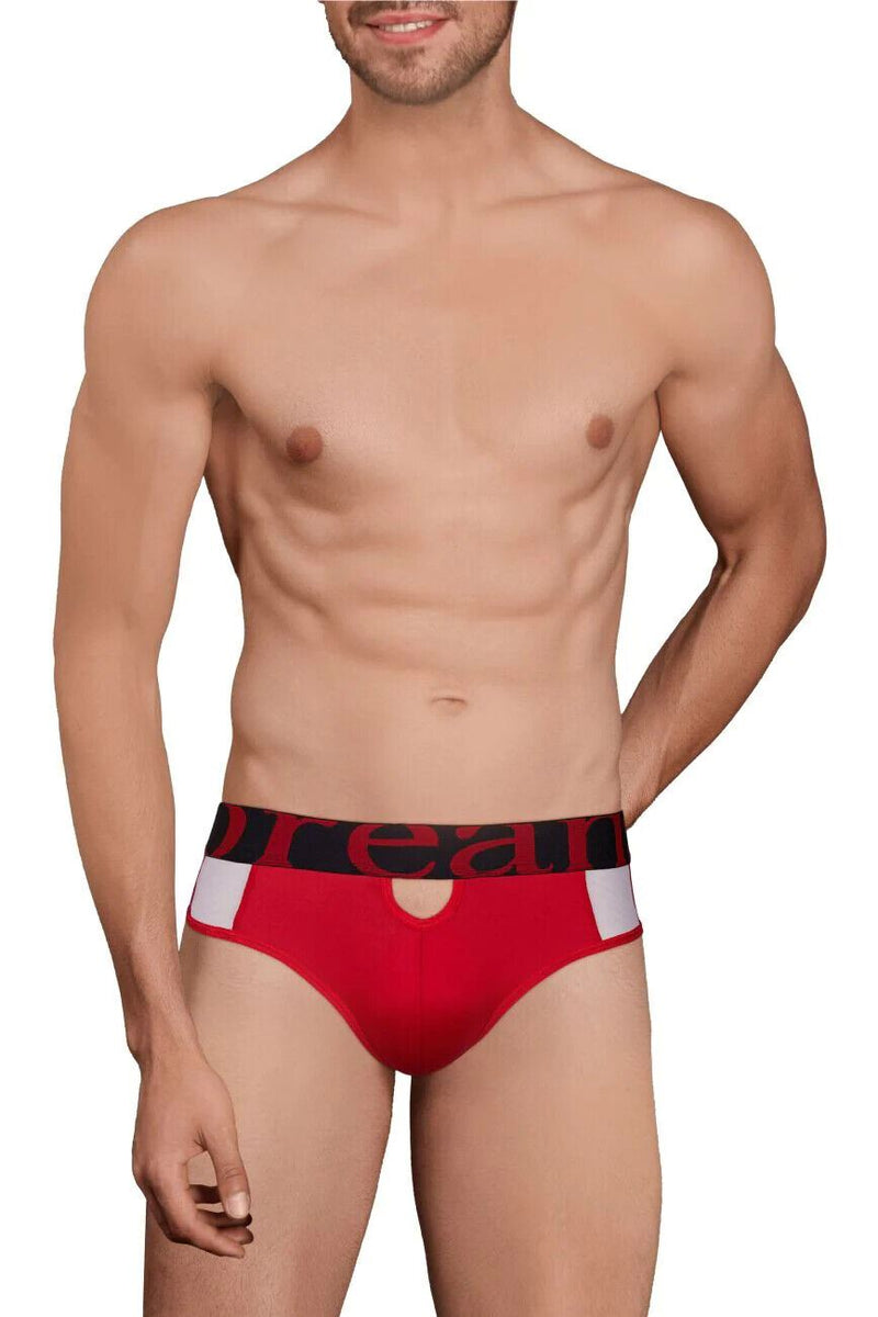 Doreanse Window Thong Soft & Sleeky Low-Rise Thongs Red 1224 18 - SexyMenUnderwear.com