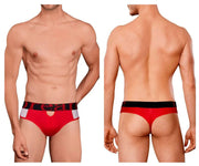 Doreanse Window Thong Soft & Sleeky Low-Rise Thongs Red 1224 18 - SexyMenUnderwear.com