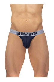 ErgoWear Bikini Brief MAX Mesh Pouch Stretchy Sports Briefs Dark Blue 1208 56 - SexyMenUnderwear.com
