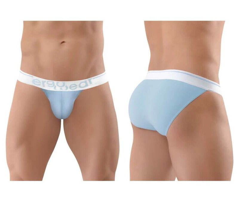 ErgoWear Bikini Brief MAX SE Comfort Low-Rise Briefs Light Blue 1308 - SexyMenUnderwear.com