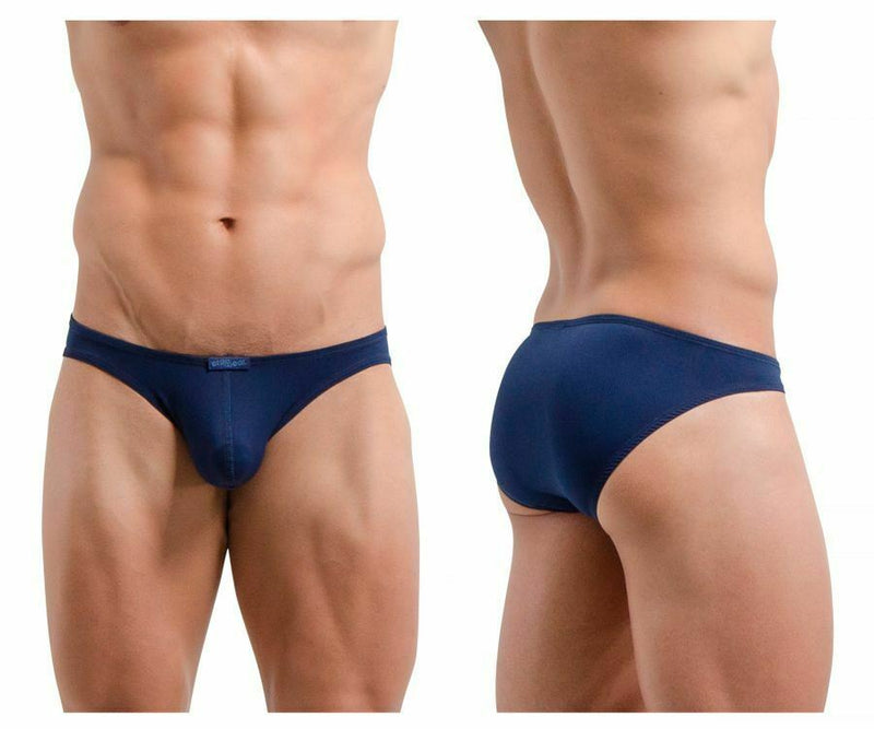 ErgoWear Bikini Brief X4D Ergonomic Silky Soft Microfiber Fabric Navy 0899 17 - SexyMenUnderwear.com