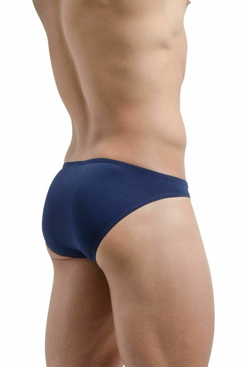 ErgoWear Bikini Brief X4D Ergonomic Silky Soft Microfiber Fabric Navy 0899 17 - SexyMenUnderwear.com