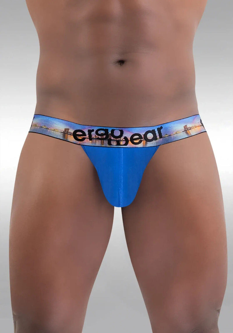 ErgoWear Bikini Briefs MAX SE 3D-Pouch City Blue Brief 1462 40 - SexyMenUnderwear.com