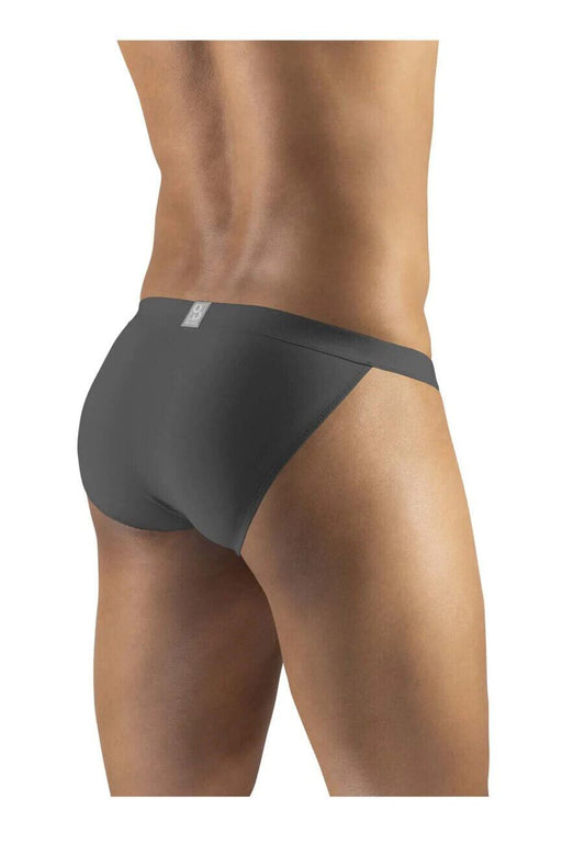 ERGOWEAR Bikini Briefs SLK Shaped-Pouch Quick Dry Brief Dark Gray 1136 24 - SexyMenUnderwear.com