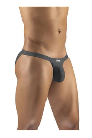 ERGOWEAR Bikini Briefs SLK Shaped-Pouch Quick Dry Brief Dark Gray 1136 24 - SexyMenUnderwear.com
