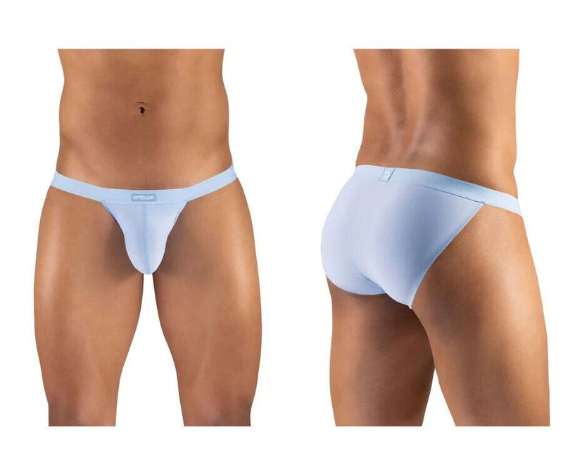 ERGOWEAR Bikini Briefs SLK Shaped-Pouch Quick Dry Brief Sky Blue 1144 34 - SexyMenUnderwear.com