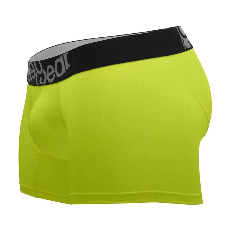 ErgoWear Body-Defining HIP Boxer Trunks Sporty Long Boxer Lime Green 1187 - SexyMenUnderwear.com