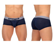 ErgoWear Boxer MAX Mesh Stretchy Sports Trunks Dark Blue 1209 57 - SexyMenUnderwear.com