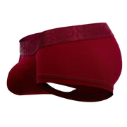 ErgoWear Boxer MAX XV Silky Boxer Briefs Stetchy Microfiber Burgundy 1171 32 - SexyMenUnderwear.com