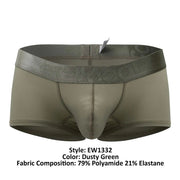 ErgoWear Boxer MAX XX Super Stretch Trunks in Dusty Green 1332 83 - SexyMenUnderwear.com