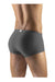 ERGOWEAR Boxer Trunks SLK Body-Defining Seamed Pouch Boxer Dark Gray 1137 23 - SexyMenUnderwear.com