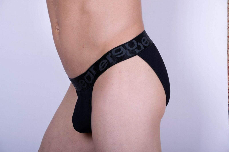 ErgoWear Brief MAX XV Bikini Low Rise Cut Sexy Slips Classic Black 0837 16 - SexyMenUnderwear.com