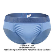 ErgoWear Briefs FEEL XV Super Silky Stretch Stonewash Blue Microfiber 1204 54 - SexyMenUnderwear.com