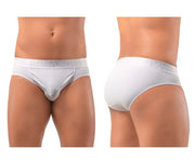 ErgoWear Briefs FEEL XV Super Silky Stretch White Microfiber 1200 54 - SexyMenUnderwear.com