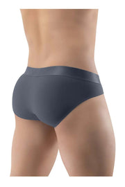 ErgoWear Briefs MAX XX Stretchy Microfiber Brief Dark Gray 1288 68 - SexyMenUnderwear.com