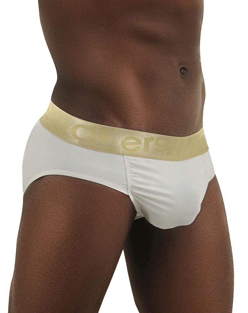 ErgoWear Classic Brief Feel XV Adaptable Pouch White 0632 18 - SexyMenUnderwear.com