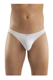 ErgoWear Classic Thong X4D Lightweight Fabric in Optic White 1165 - SexyMenUnderwear.com
