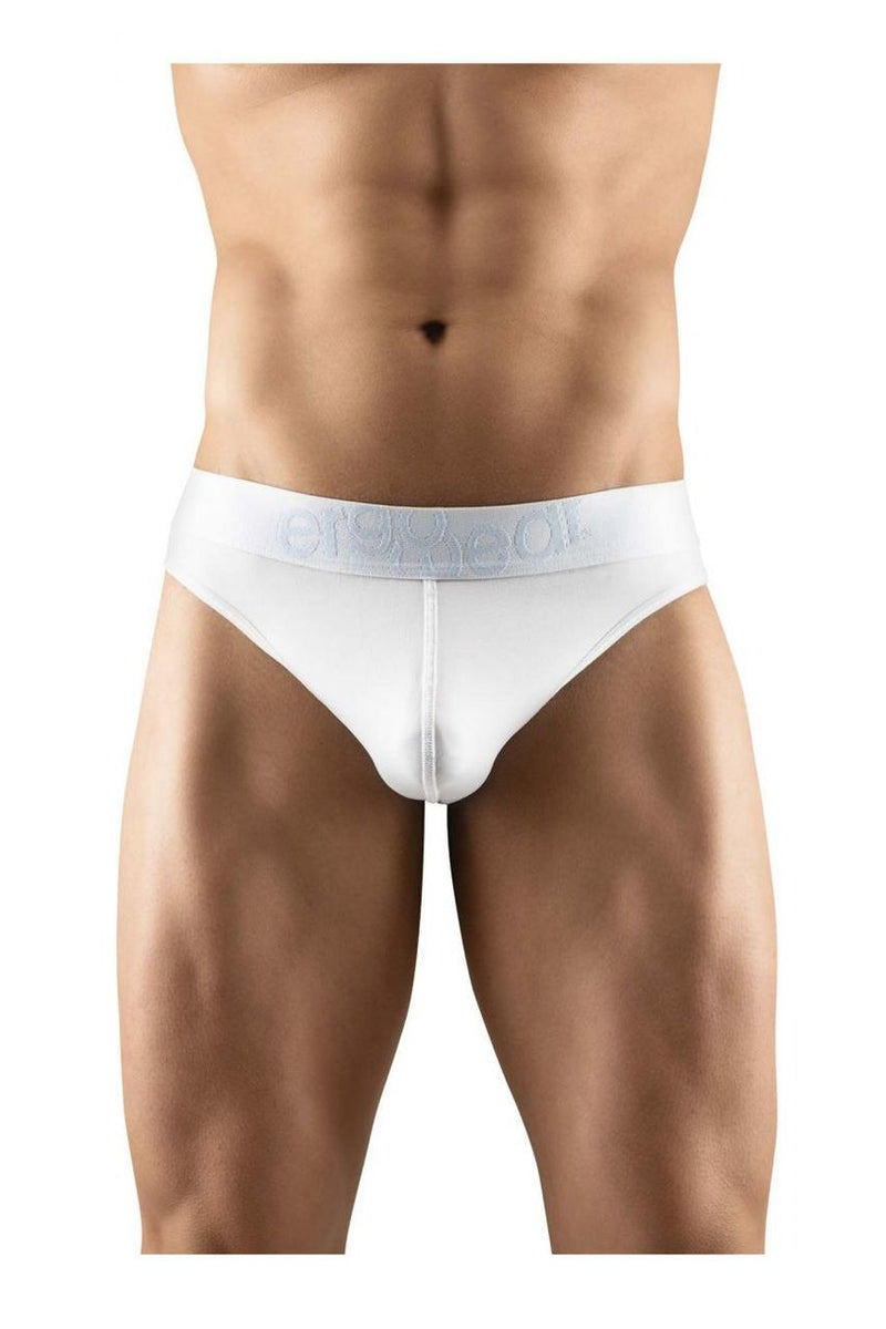 ErgoWear Hip Thong Silky Soft Microfiber Style & Comfort Thongs White 1106 36 - SexyMenUnderwear.com