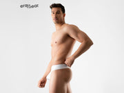 ErgoWear Hip Thong Silky Soft Microfiber Style & Comfort Thongs White 1106 36 - SexyMenUnderwear.com