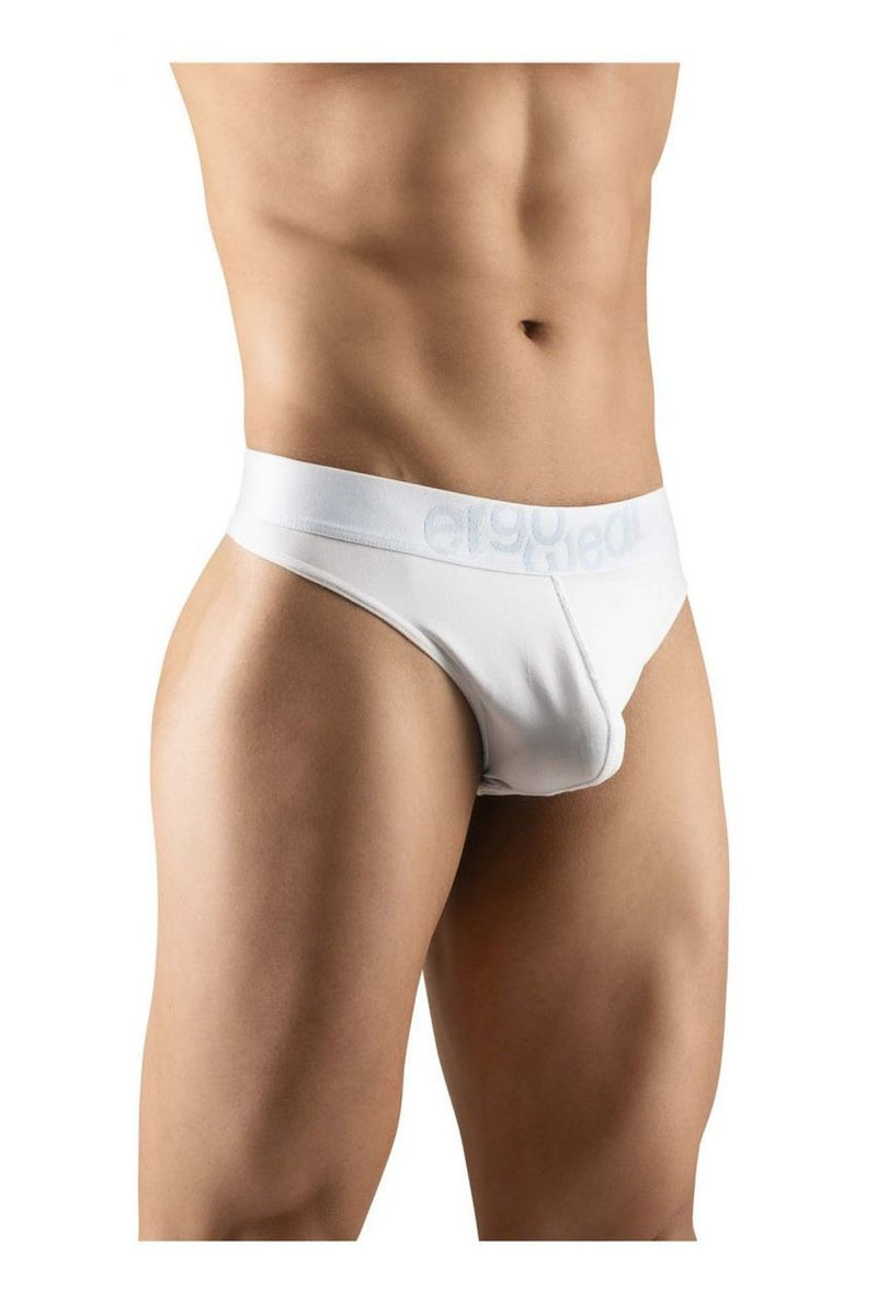 ErgoWear Hip Thong Silky Soft Microfiber Style & Comfort Thongs White 1106 36 - SexyMenUnderwear.com
