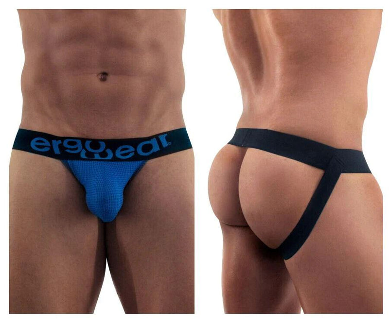 ErgoWear Jockstrap GYM Ultra Classic Sport Jock Strong Blue Royal 1358 47 - SexyMenUnderwear.com